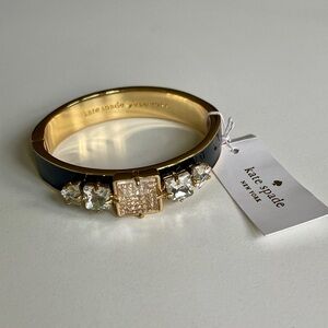 Kate Spade Gold and Black Crystal Bracelet